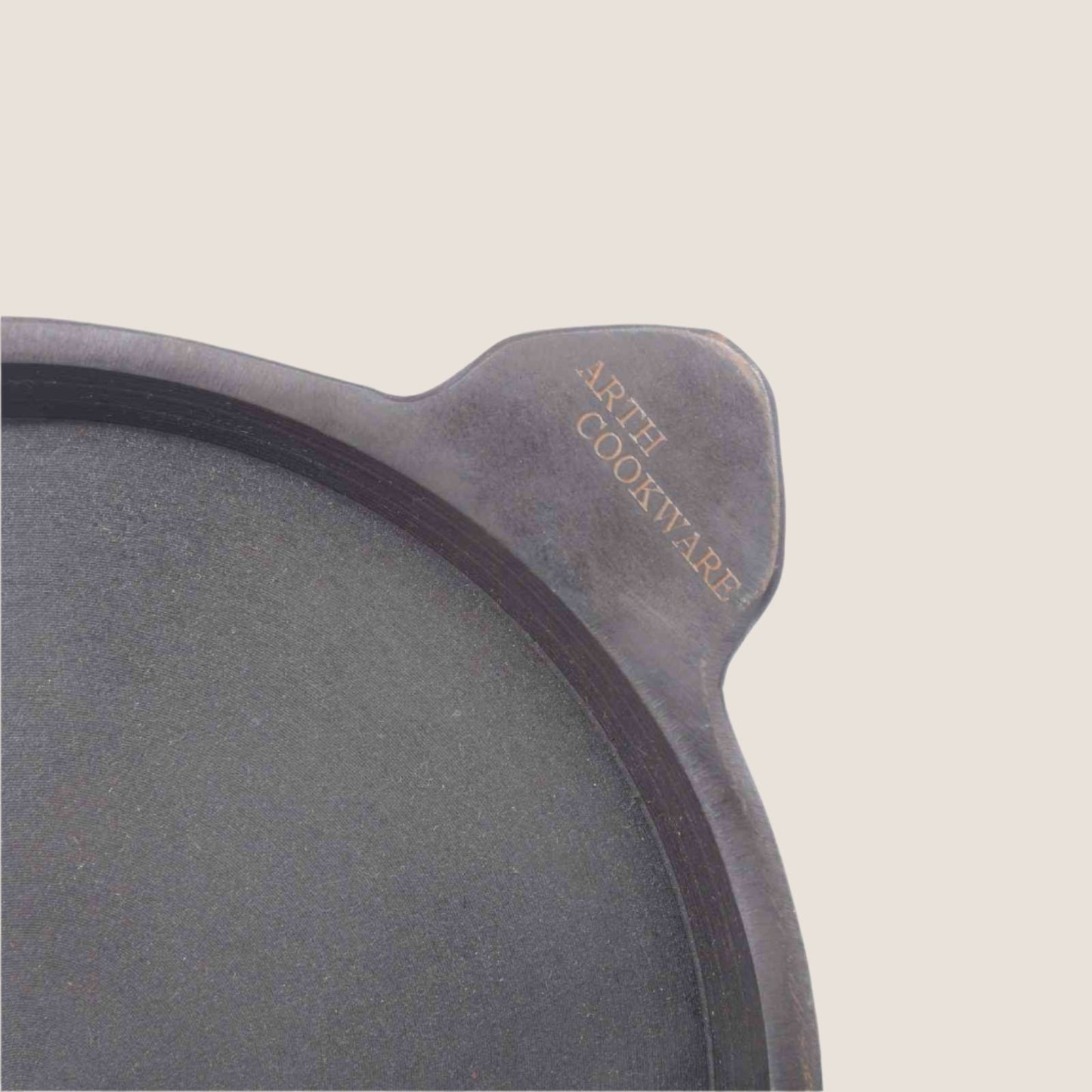 Cast Iron Addakal / Fish Fry pan - 23 cms