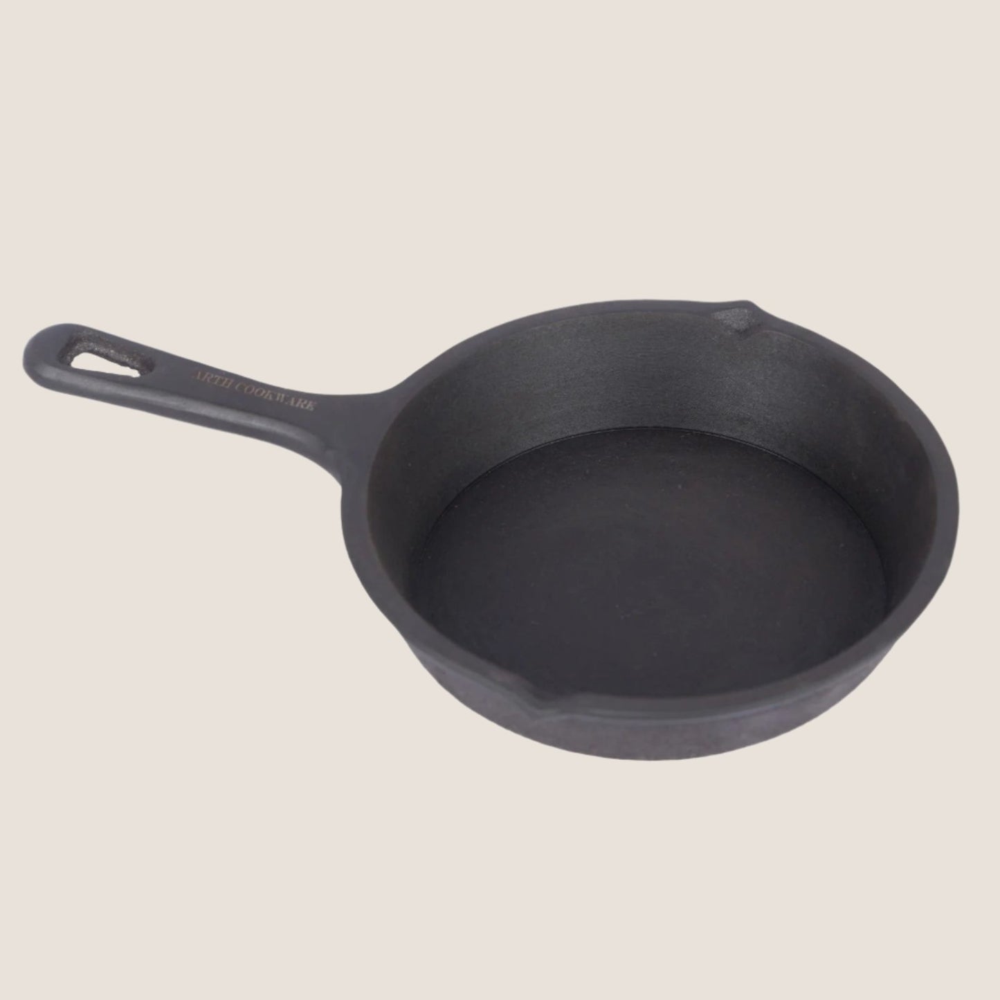 Cast Iron Preseasoned Omlettle Pan with handle - 16cms